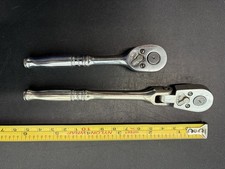 Snap-on Tm711a 14 Drive Flex Head Ratchet And Tm70c Set Of 2 Snap-on Tm711a 14 Drive Flex Head Ratchet And Tm70c Set Of 2