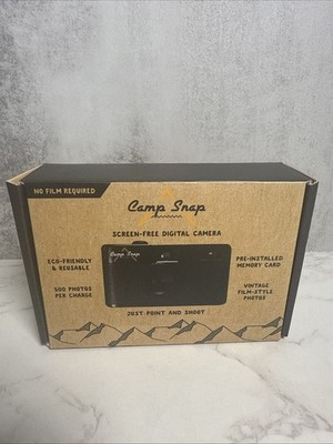 Camp Snap Screen-Free Digital Camera (Black)