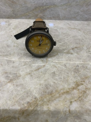 Shinola Runwell Subsecond 47mm Silver Stainless Steel Case with Brown Leather - Picture 3 of 9