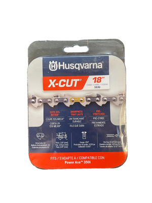 Husqvarna X-CUT S93G 3/8'' Pitch .050'' Gauge 62 DL 18'' Chainsaw Chain - 597469562