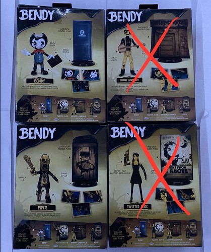 Bendy & The Ink Machine Wave 2 Figuren - Piper, Bendy - Bild 2 von 2