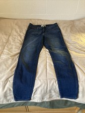 Madewell 10" High-Rise Skinny Jeans in Dark Blue Wash Size 29 EUC 128 DESIGNER