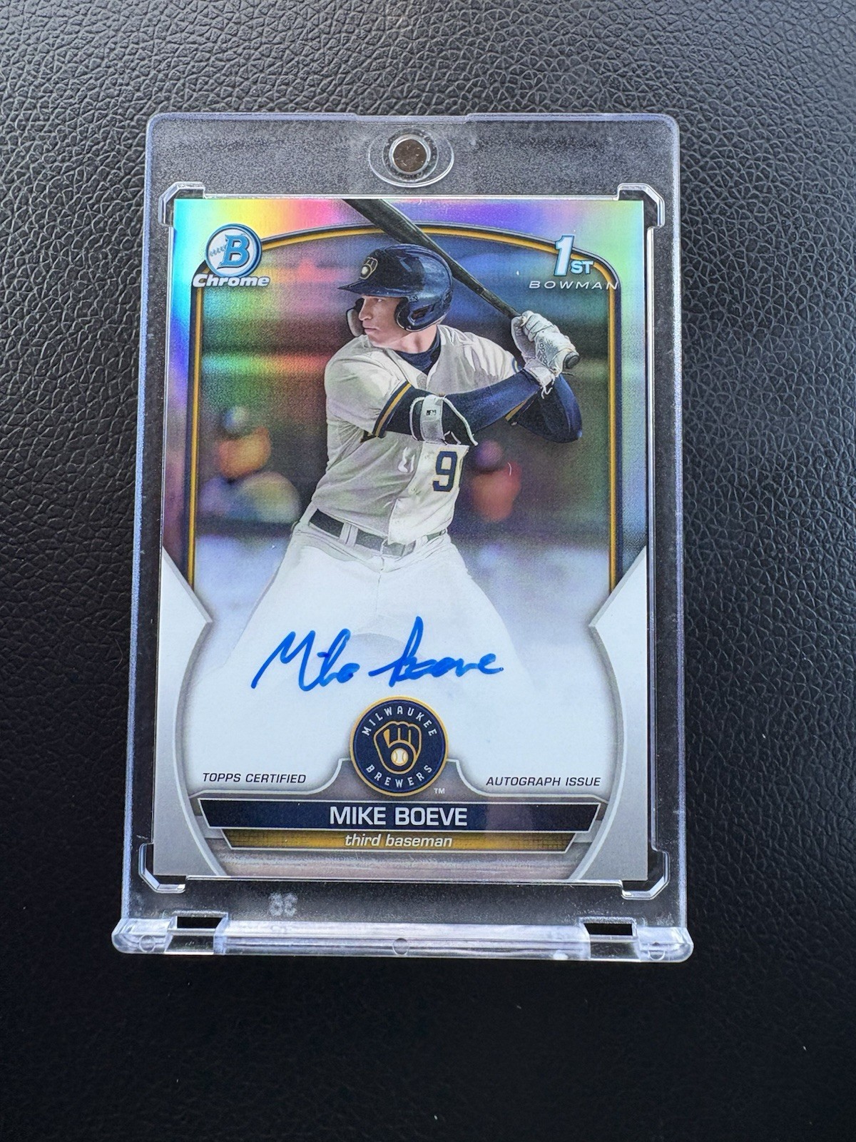 2023 Bowman Draft - Chrome Prospect Autographs Mike Boeve #CDA-MB Refractor /499