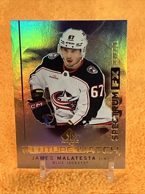 James Malatesta RC 2024-25 SP Authentic #S-53 SPECTRUM FX FUTURE WATCH Bounty