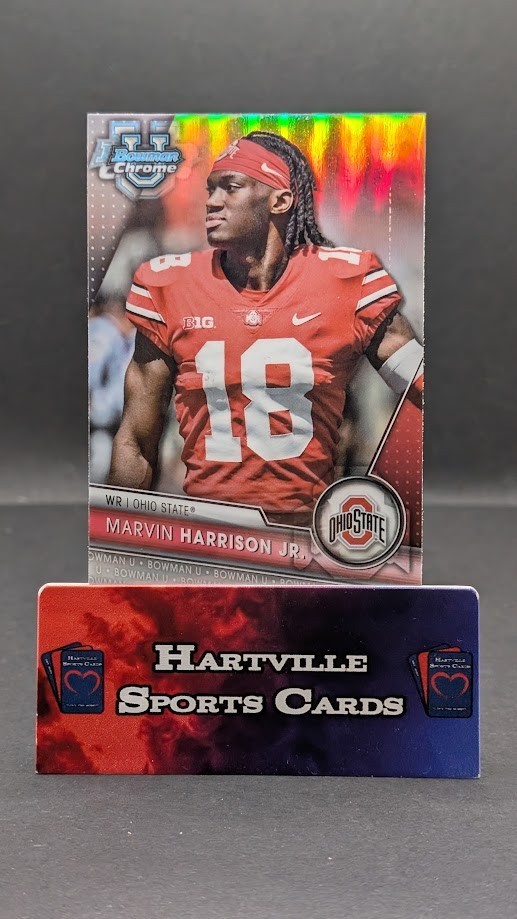 2023 Marvin Harrison Jr. Bowman Chrome U Image Variation Refractor #4 Ohio SSP