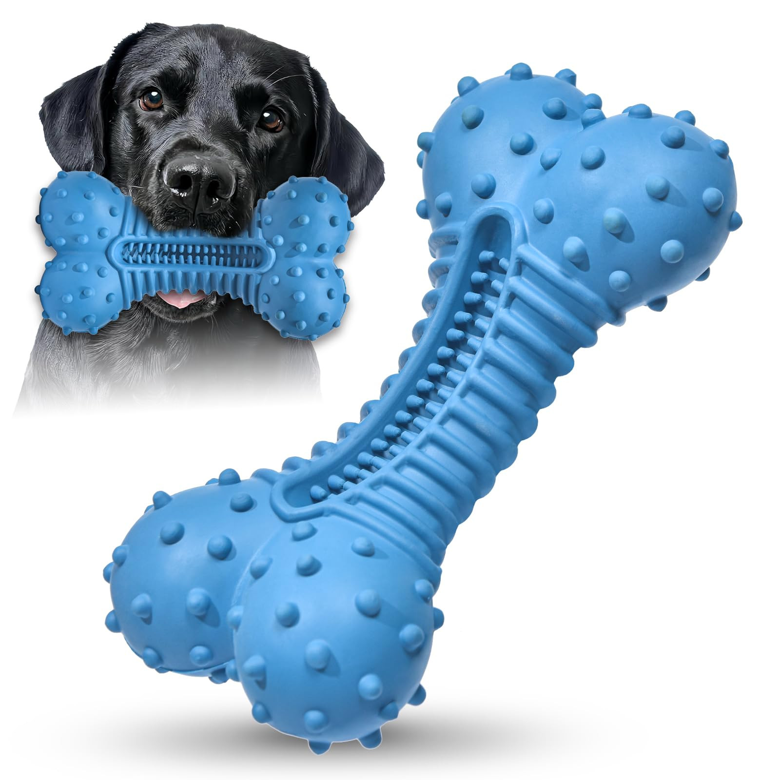 Dog Toys for Aggressive Chewers, Dog Chew Toys for Medium Large Dogs, Durable...