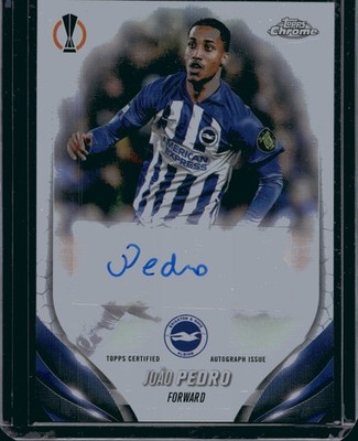 Joao Pedro 2023-24 Topps Chrome UCC Refractor Auto #CA-JP