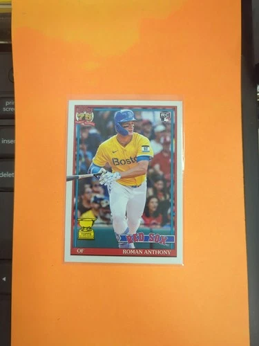 2026 Topps Series 1 - Roman Anthony 75th Anniversary Rookie #T91-71 (RC)