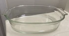 Pyrex Vintage Casserole Dish Vintage Corning USA 702 1.8L Clear Oval *NO LID*