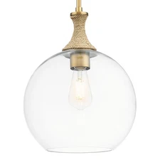 Innovations Lighting 415-1SR-G122-12 Astor 12"W Rope Detailed - Brass