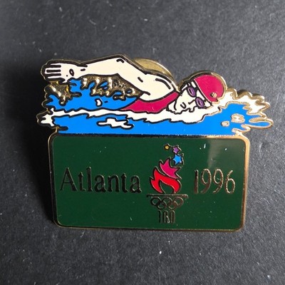 1996 Olympic Games Pin Swimming Centennial