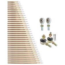 M10 10mm Tie Rod End Ball 70mm-380mm Joint Links for Drift ATV Quad Go Karts