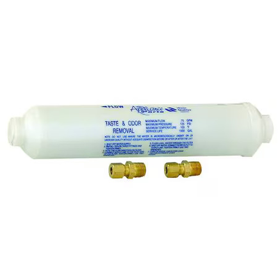 #ad Inline Water Filter For Ice Makers 1 4 In Connection 5 Micron 0.8 Gpm 125 $19.39