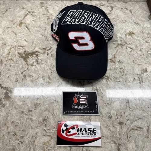 New Vintage Dale Earnhardt 3 Black Hat Chase Authentics