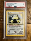 1999 SNORLAX Pokemon Card #11 11/64 Jungle 1st Edition Holo Rare PSA 7