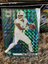 2025 Panini Mosaic Football - Green Mosaic Prizm #159 Tua Tagovailoa, Dolphins