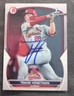 2023 Bowman Draft #BD-95 Travis Honeyman IP Auto St. Louis Cardinals