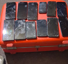 LG Lot of 11 Broken Cell Phones with Cracked Screens, Compatible Brand For LG