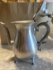 Preisner Vintage Pewter Tea Coffee 3 Piece Set Cream Sugar Pitcher — photo 6
