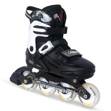 Kids Inline Skates Adjustable Light up Wheels Blades Roller for Boys Girls- B...