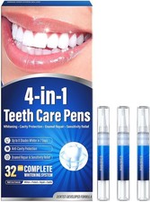 4in1 Teeth Care Pens, Teeth Whitening Pen Kit Anti-Cavity, Sensitive Teeth Care