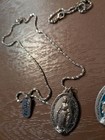 Silver Miraculous Medal Necklaces 2 Ct Very pretty  — photo 9