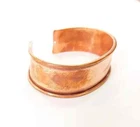 Raw Copper Bracelet Blanks Real Copper Cuff Adjustable Bracelet (20mm) G7688