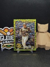 Jose Azocar 2024 Topps Series 2 Yellow Crackle /50 Padres (CBMH)