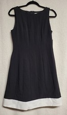 Eliza J Black White Sheath Sleeveless Dress size 6 New with Tags