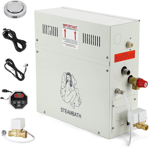 Generador de baño de vapor 6/9/12KW interior comercial hogar termostato automático sauna - Imagen 22 de 33