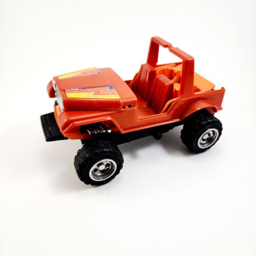 Vintage 1985 Kenner M.A.S.K. MASK Orange Gator Jeep with Boat 1980s Toy Vehicle - Picture 2 of 6