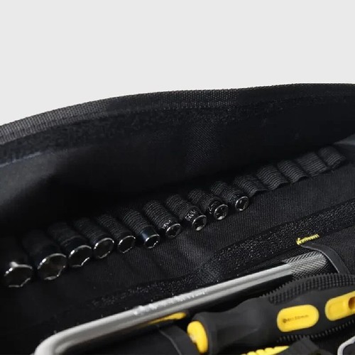 22 Taschen Werkzeug Schraubenschlüssel Koffer Rolle Klappschlüssel Canvas Aufbewahrungstasche Multifunktional - Bild 4 von 9