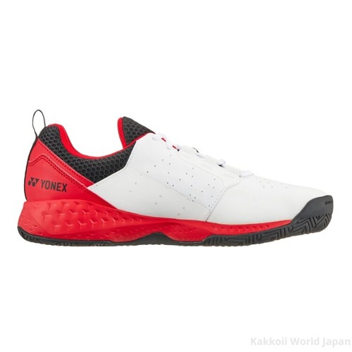 YONEX Tennis Shoes Power Cushion 106 White/Red SHT106 114 Omni Clay 2024 UNISEX - Picture 5 of 10