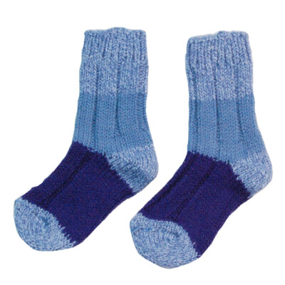 1 Paar s.Oliver Kinder Socken Strick Mädchen o. Jungen Wollmix blue NEU Gr.35/38
