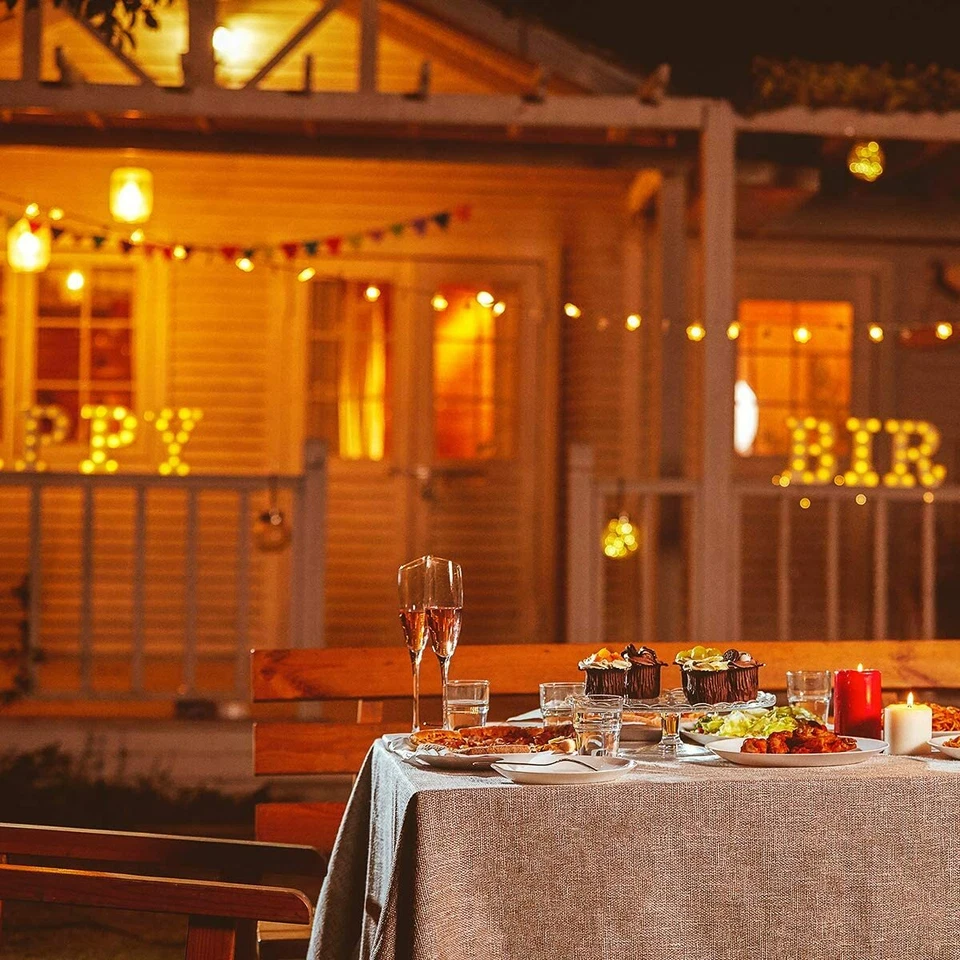 Solar Fairy Lights Outdoor Solar String Light Garden For Christmas Wedding Party - Image 4 of 4