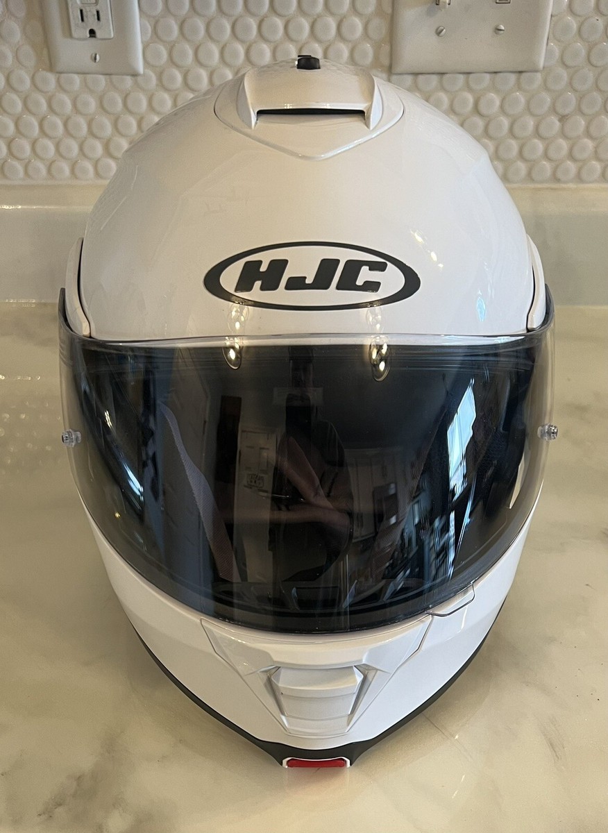 Gallina Vieja Casco Rossi Gallina HJC HJ 17 IS MAAX SY MAX Clear