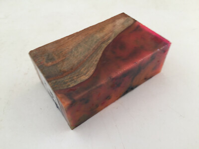 Box Elder Hybrid Stabilized Blank - 1.5 x 2.5 x 4.5'' - box mod - #404