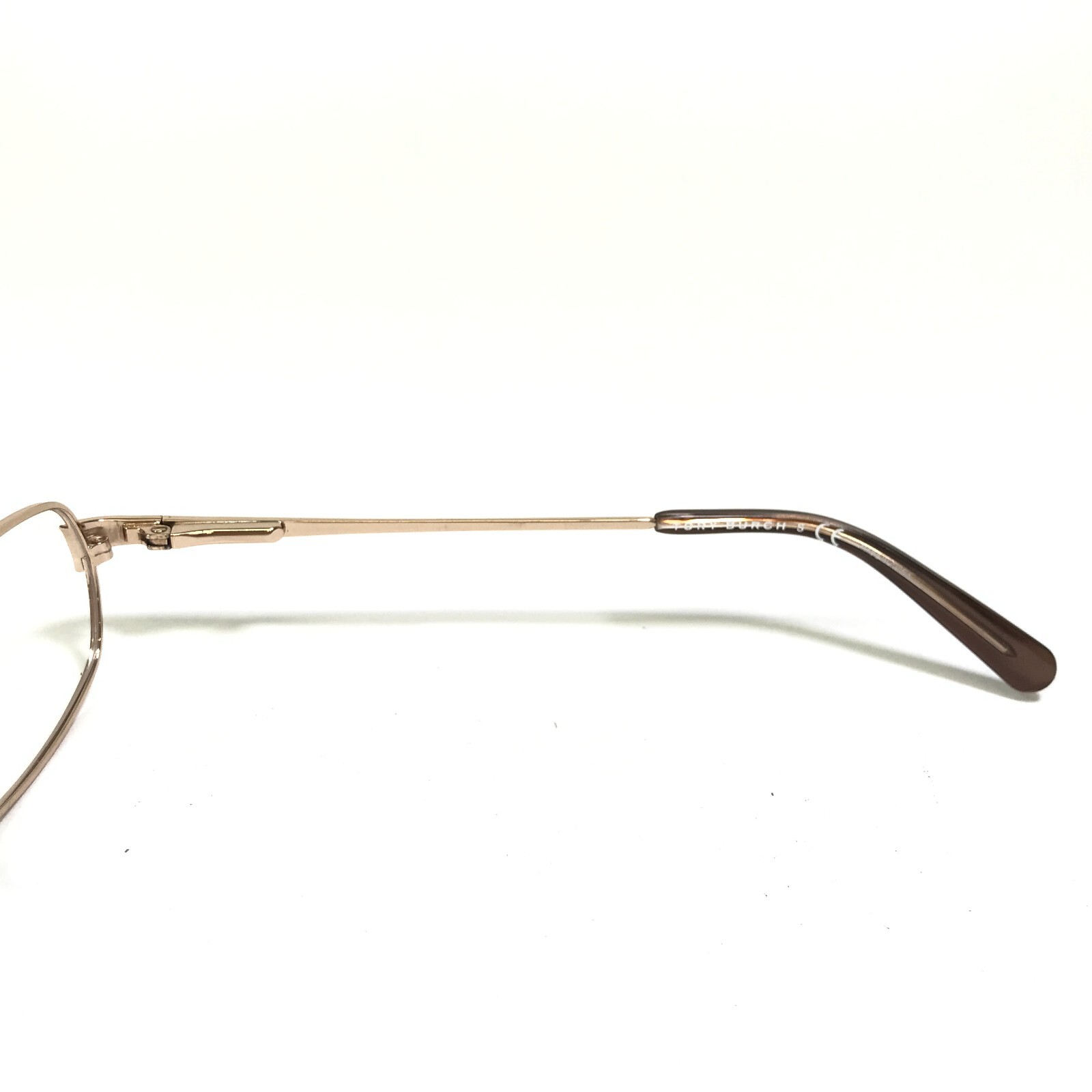 Tory Burch Eyeglasses Frames TY1024 385 Gold Brown Cat Eye Wire Rim 52-16-135 thumbnail 7