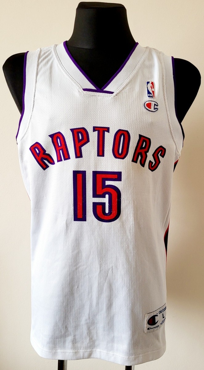 NBA Toronto Raptors basketball Champion White jersey #15