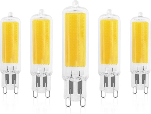 Dimmable G9 LED Bulbs 4.5W, 50W Halogen Equivalent - 5 Pack, 3500K Natural White - Picture 3 of 8