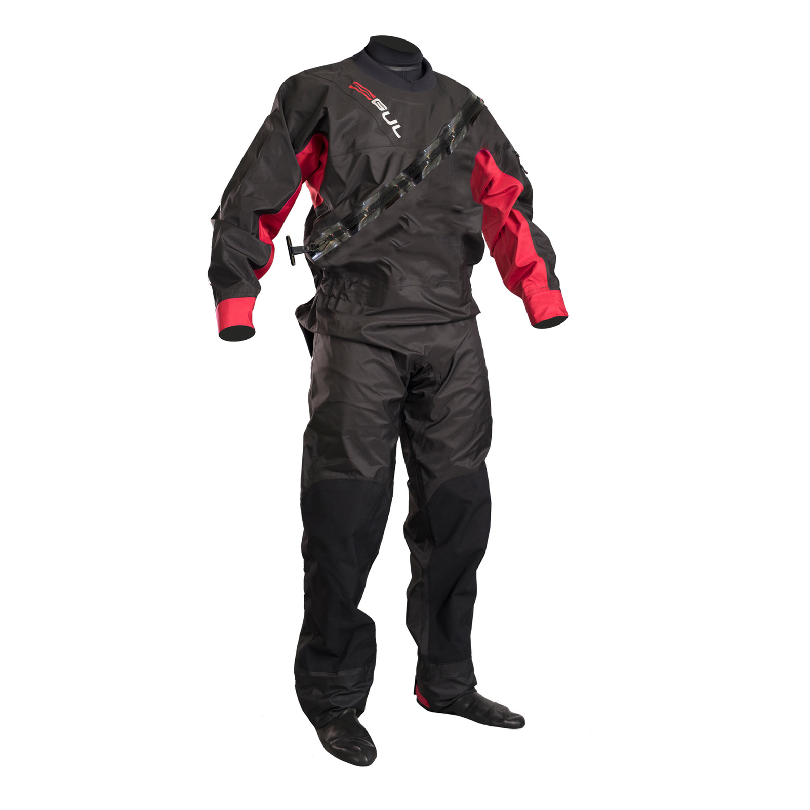 Gul Dartmouth Eclip Chest Zip Drysuit 2019 - BK RD- FREE THERMAL SUIT Gul Dartmouth Eclip Chest Zip Drysuit 2019 - BK RD- FREE THERMAL SUIT