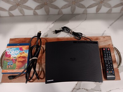 Samsung Curved Blu-ray Player W/ Wi-Fi Streaming BD-J5100 Remote See Video
