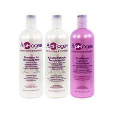 Aphogee Damaged Hair Shampoo  Leave-In Conditioner  Reconstructor Combo Set