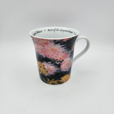 Konitz Claude Monet 12 Ounce Mug Les Fleurs Chez Les Peintres Chrysanthemes
