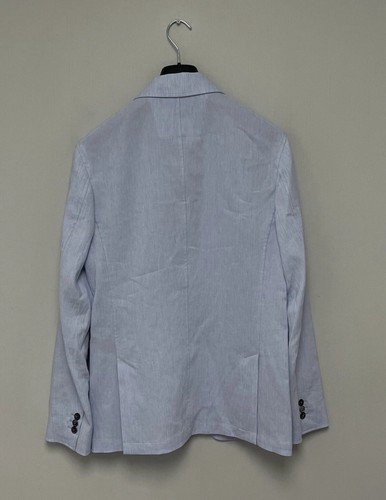 $1698 NWT Brand New John Varvatos Collection Allen Jacket Linen Blend Blue - Picture 12 of 12