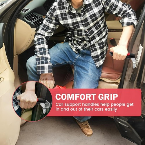 2Pcs Car Door Assist Handle Vehicle Support Handle for Elderly 2 in 1 Car Door L - Picture 14 of 24