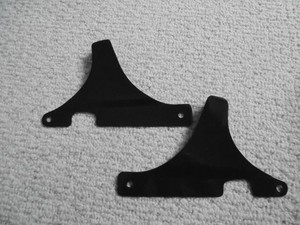 HARLEY-DAVIDSON-OEM-VINTAGE-SISSY-BAR-MOUNTS-GLOSS-BLACK