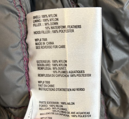 Michael Kors Hooded Packable Down Puffer Coat Ruby S - Picture 8 of 10