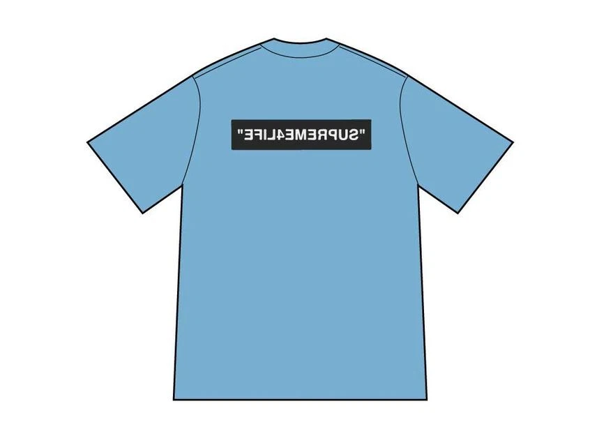 Tee shirt Supreme 4 Life bleu vif