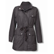 Burton Womens Lightweight Overcoat Rain Coat - Grey - Uk 10 & 12